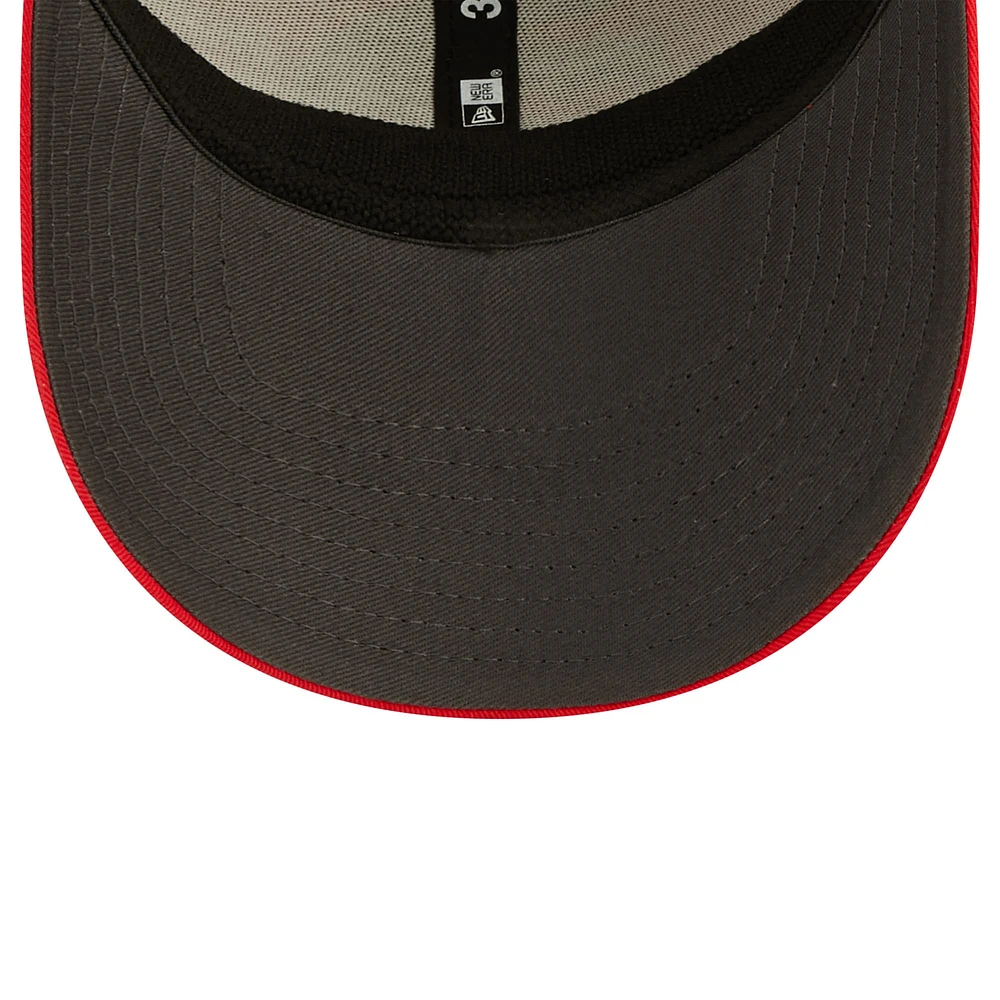 Men's New Era Red/Charcoal Toronto Raptors Team Neo 39THIRTY Flex - Hat