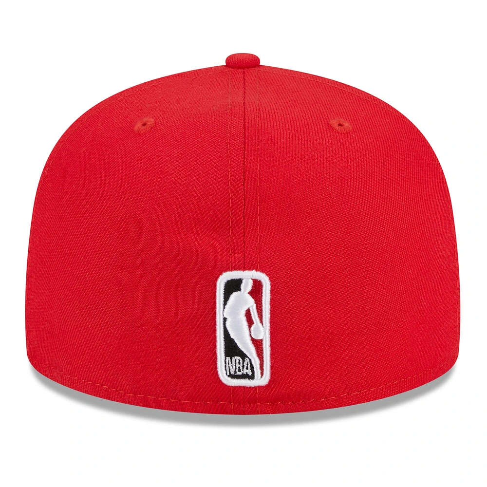 Casquette ajustée 59FIFTY de la fête du Canada 2023 des Toronto Raptors New Era pour homme, rouge