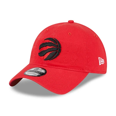 Casquette réglable New Era Toronto Raptors 2023 NBA Draft 9TWENTY rouge pour homme