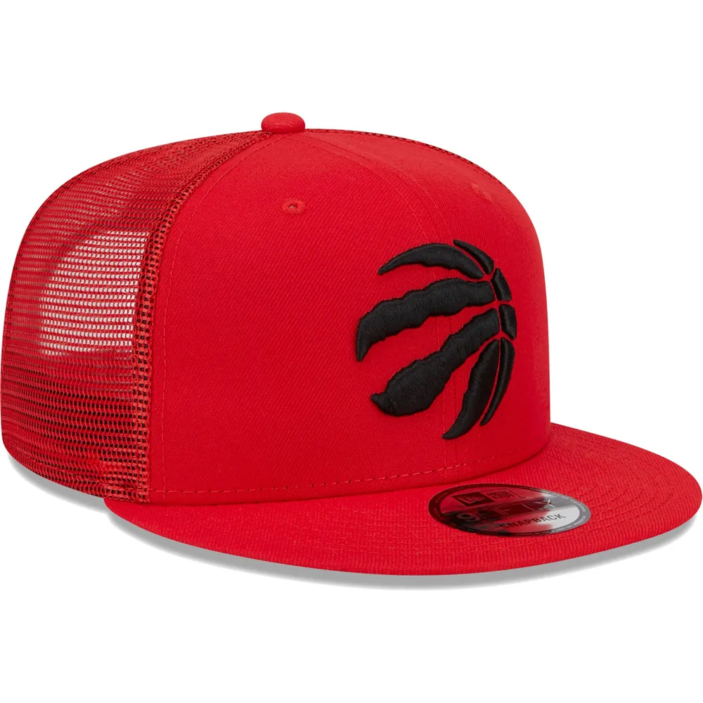 Toronto Raptors New Era Logo 9FIFTY Snapback Hat - Red