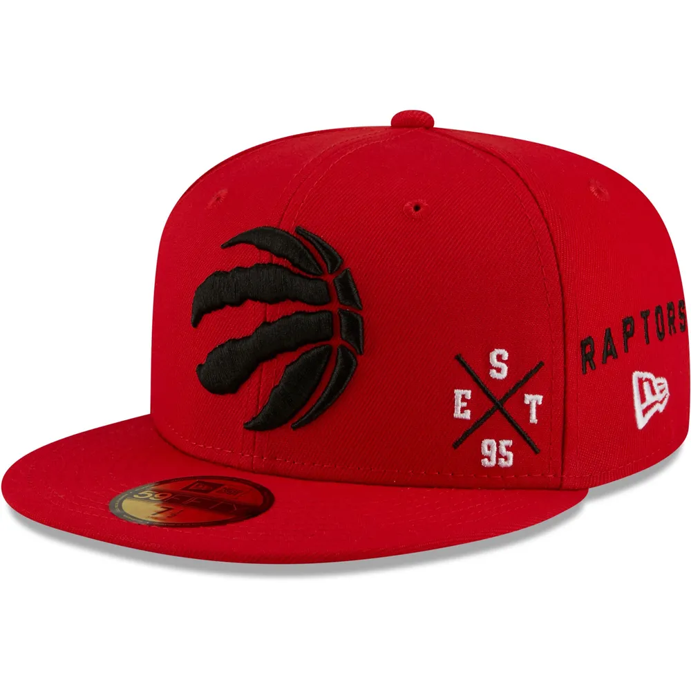 De Dios alias pureza Lids Toronto Raptors New Era Multi 59FIFTY Fitted Hat - Red | Brazos Mall