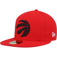 Men's New Era Red Toronto Raptors Stateview 59FIFTY Fitted Hat