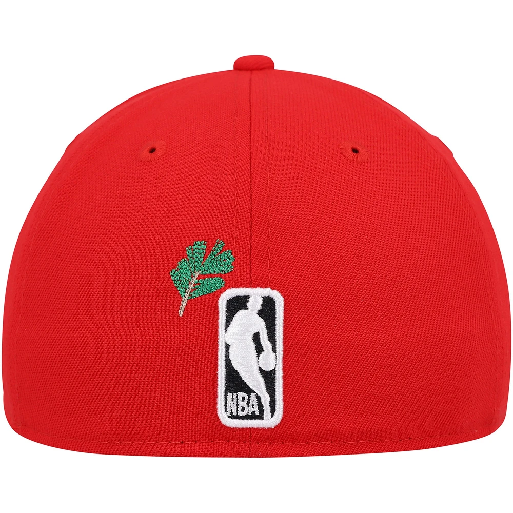 Men's New Era Red Toronto Raptors Stateview 59FIFTY Fitted Hat