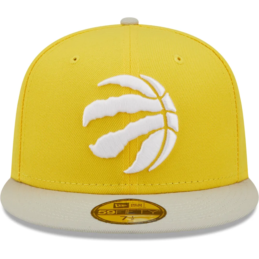 Casquette ajustée 59FIFTY pour homme New Era jaune/gris Toronto Raptors Colour Pack