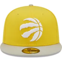 Casquette ajustée 59FIFTY pour homme New Era jaune/gris Toronto Raptors Colour Pack