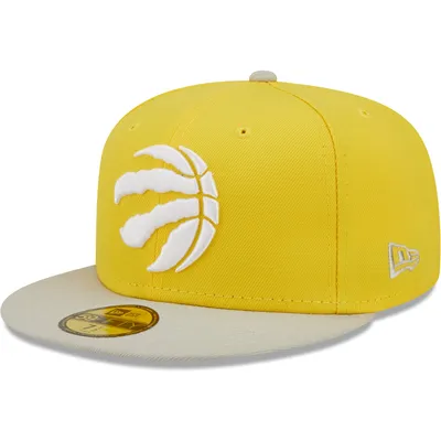 Casquette ajustée 59FIFTY pour homme New Era jaune/gris Toronto Raptors Colour Pack