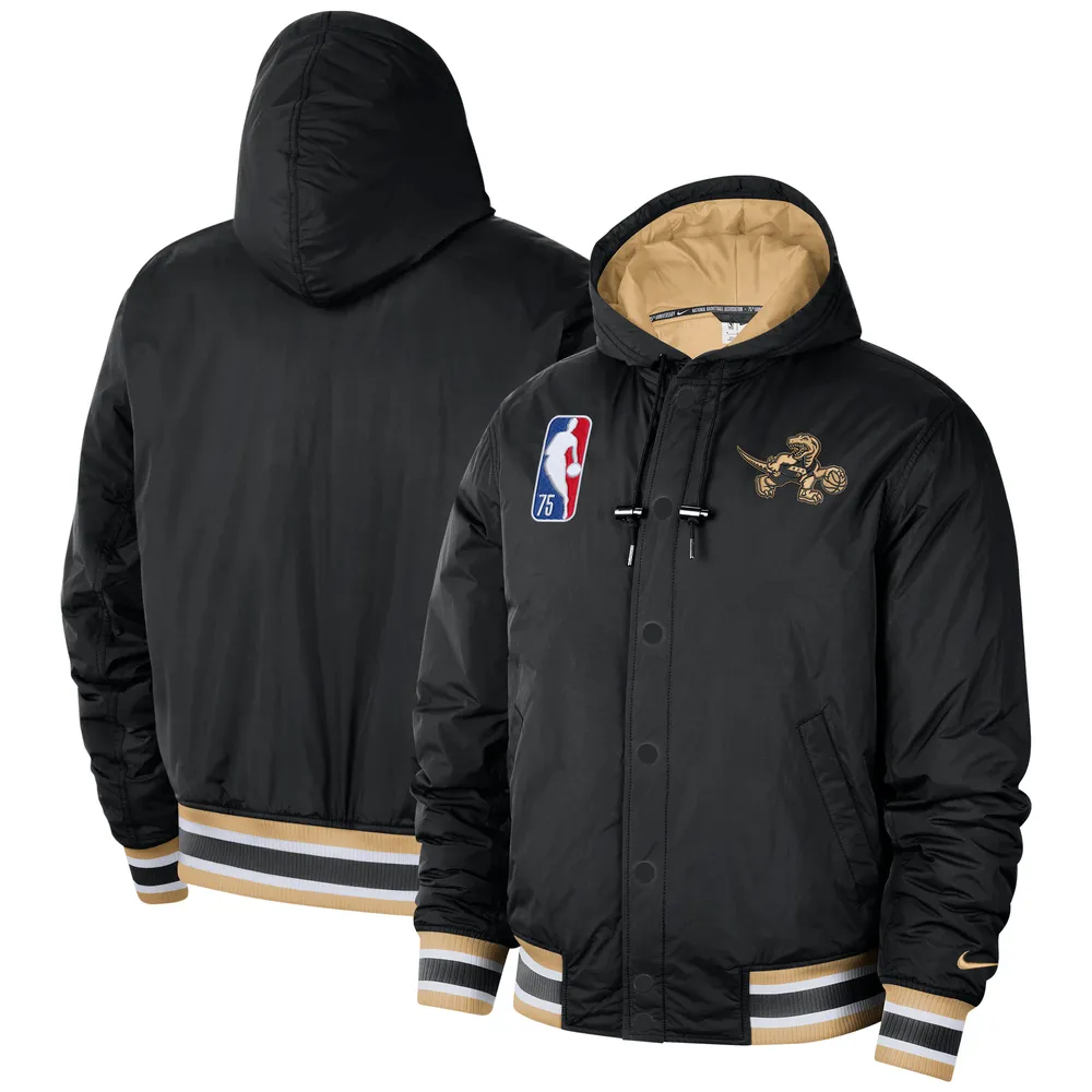 Toronto Raptors Nike 2021/22 City Edition Courtside Hooded Full-Zip Jacket - | Dulles Town Center