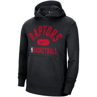 Sweat à capuche Nike Toronto Raptors 2021-2022 Spotlight On Court Performance Practice pour homme, noir