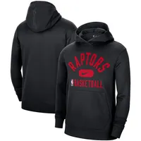 Sweat à capuche Nike Toronto Raptors 2021-2022 Spotlight On Court Performance Practice pour homme, noir