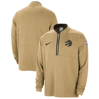 Men's Nike Gold Toronto Raptors 2023/24 City Edition Coaches Performance Quarter-Zip Top