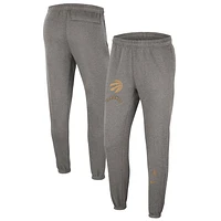 Pantalon de survêtement Nike Heather Charcoal Toronto Raptors 2022/23 City Edition Courtside Brushed Fleece pour Homme