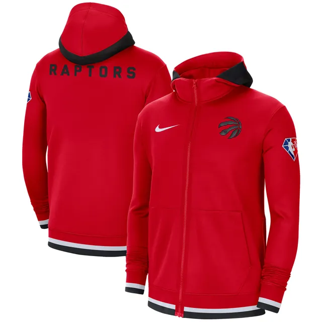 Toronto Raptors Showtime City Edition Men's Nike Dri-Fit NBA Short-Sleeve Jacket in Black, Size: XL | DB2472-010