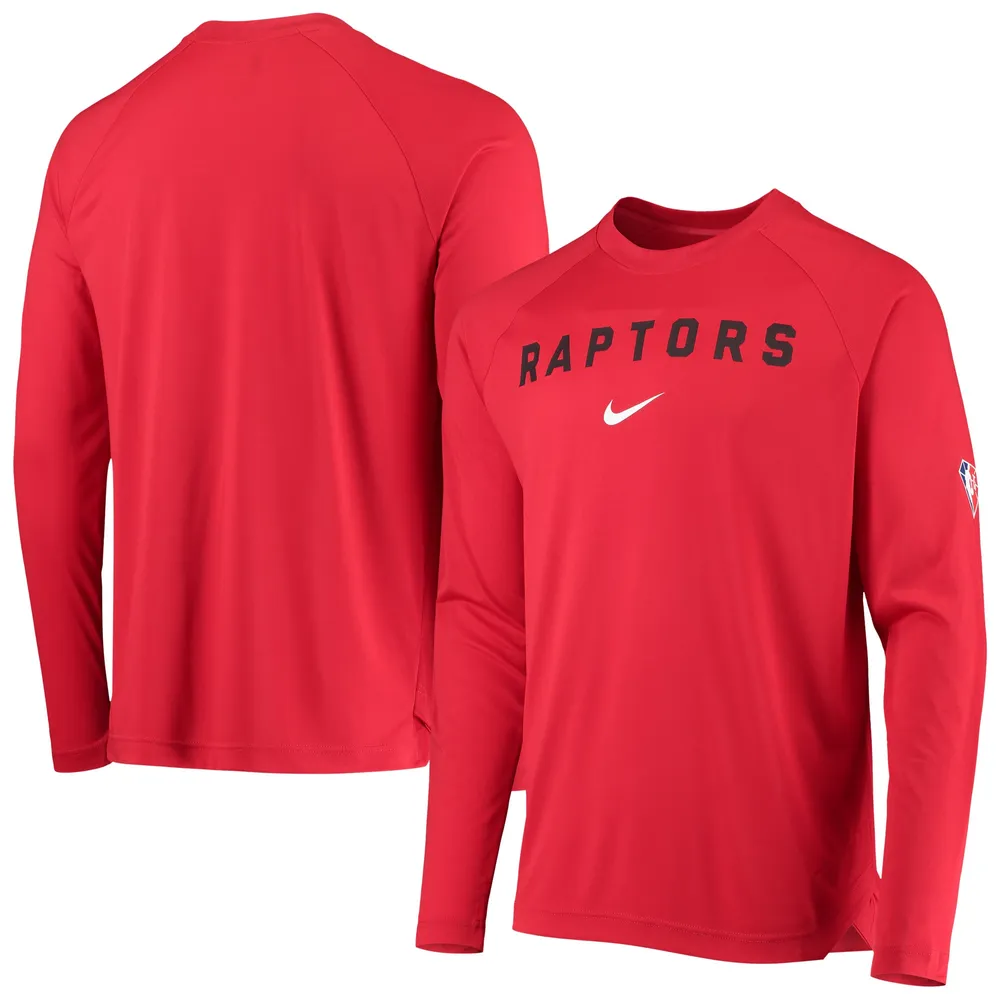 Nike Men's Toronto Raptors Grey Practice T-Shirt, Large, Gray
