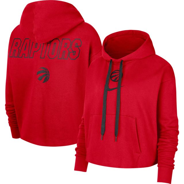 Nike Toronto Raptors Courtside Heavyweight rouge pour homme - Chandail à capuchon