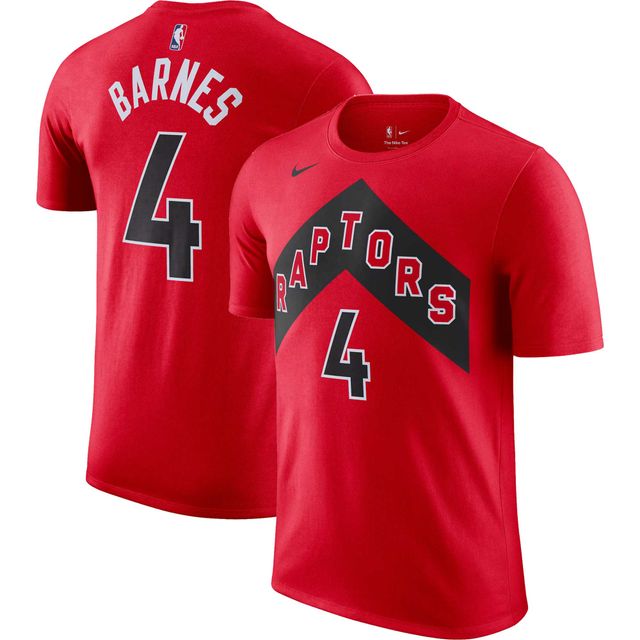 T-shirt avec nom et numéro Nike Scottie Barnes Icon Toronto Raptors 2022/23 pour homme