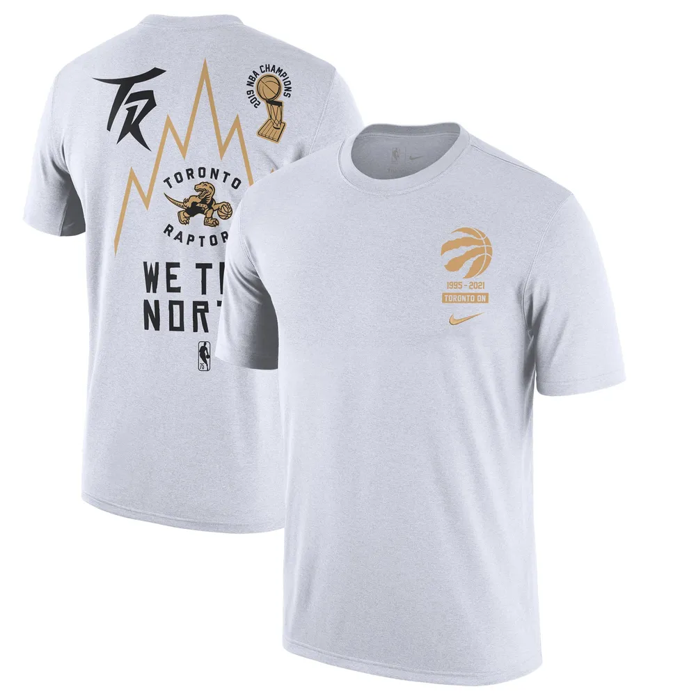 Toronto Raptors Nike 2021/22 City Edition Courtside Heavyweight Moments Story T-Shirt - White | Connecticut Post Mall