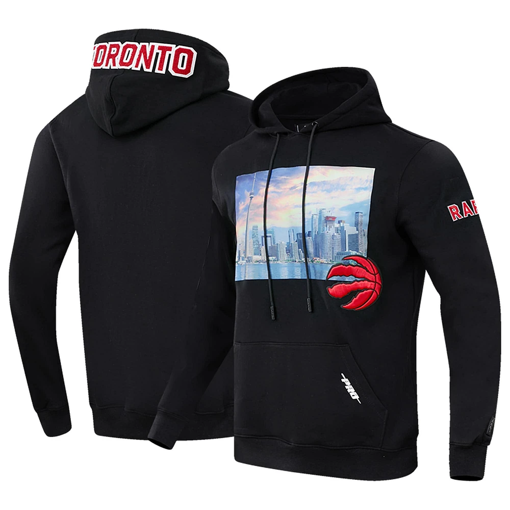 Chandail à capuchon Pro Standard Toronto Raptors City Scape noir pour homme