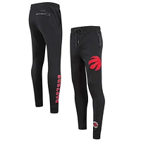 Men's Pro Standard Black Toronto Raptors Classic Chenille Jogger Pants