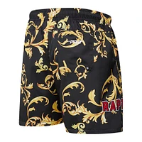 Men's Pro Standard Black Toronto Raptors Floral Woven Shorts