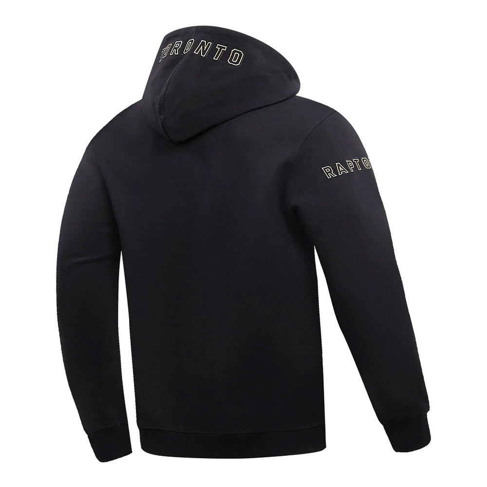 Sweat à capuche entièrement zippé Pro Standard pour hommes, noir, Toronto Raptors