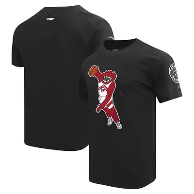 T-shirt noir avec mascotte des Raptors de Toronto Pro Standard pour hommes