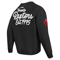 Men's Pro Standard Black Toronto Raptors Paint the City Pullover Sweatshirt