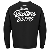 Men's Pro Standard Black Toronto Raptors Paint the City Pullover Sweatshirt