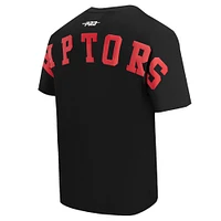 T-shirt Wingspan Pro Standard noir pour homme des Toronto Raptors