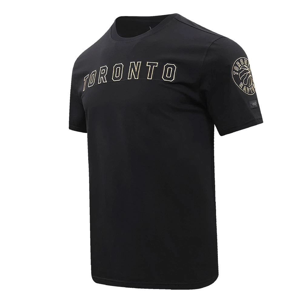 T-shirt avec logo Pro Standard noir des Raptors de Toronto pour hommes