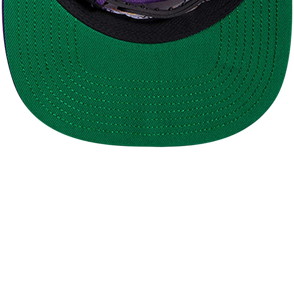 Casquette de camionneur à visière Elite Classic Pro Standard Toronto Raptors crème/violet pour homme