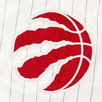 Veste à bouton-pression classique rétro fines rayures Pro Standard des Toronto Raptors pour hommes