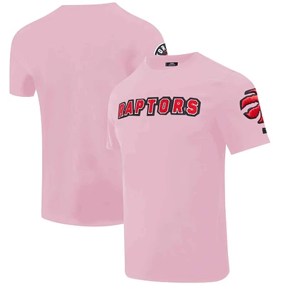 T-shirt en chenille classique des Raptors de Toronto Pro Standard rose pour homme