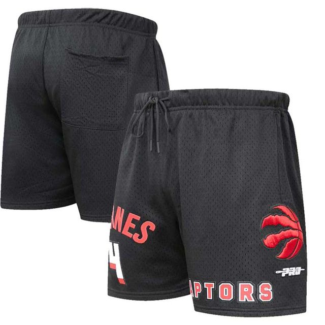 Nom et numéro du joueur des Toronto Raptors Pro Standard Scottie Barnes noir pour homme - Short en filet