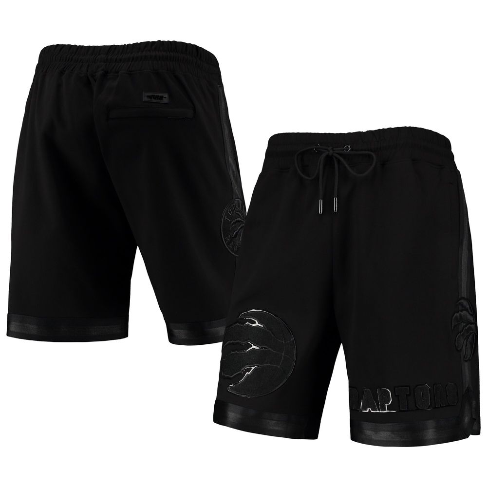 Men's Pro Standard Toronto Raptors Triple Black Gloss Shorts