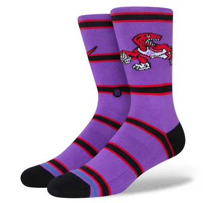 Toronto Raptors Stance Hardwood Classics Stripes Crew Socks