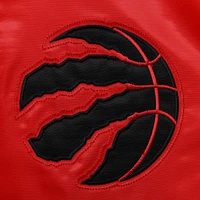 Veste à fermeture éclair intégrale du mois de l'histoire des Toronto Raptors pour homme, rouge/noir/vert, 75e anniversaire la NBA