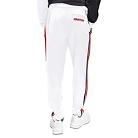 Men's Starter White Toronto Raptors Frankie Pique Track Pants