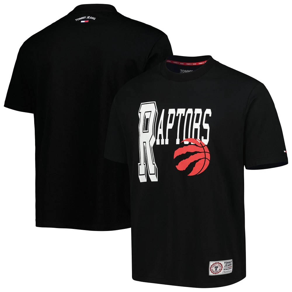 T-shirt Tommy Jeans Toronto Raptors Mel Varsity noir pour homme