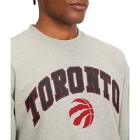 Men's Tommy Jeans Gray Toronto Raptors James Patch Pullover Sweatshirt