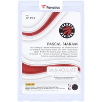 Pascal Siakam Toronto Raptors 2022-23 Panini Immaculate Collection Game Worn Letter Relic #JP-PST #2/6 Card 