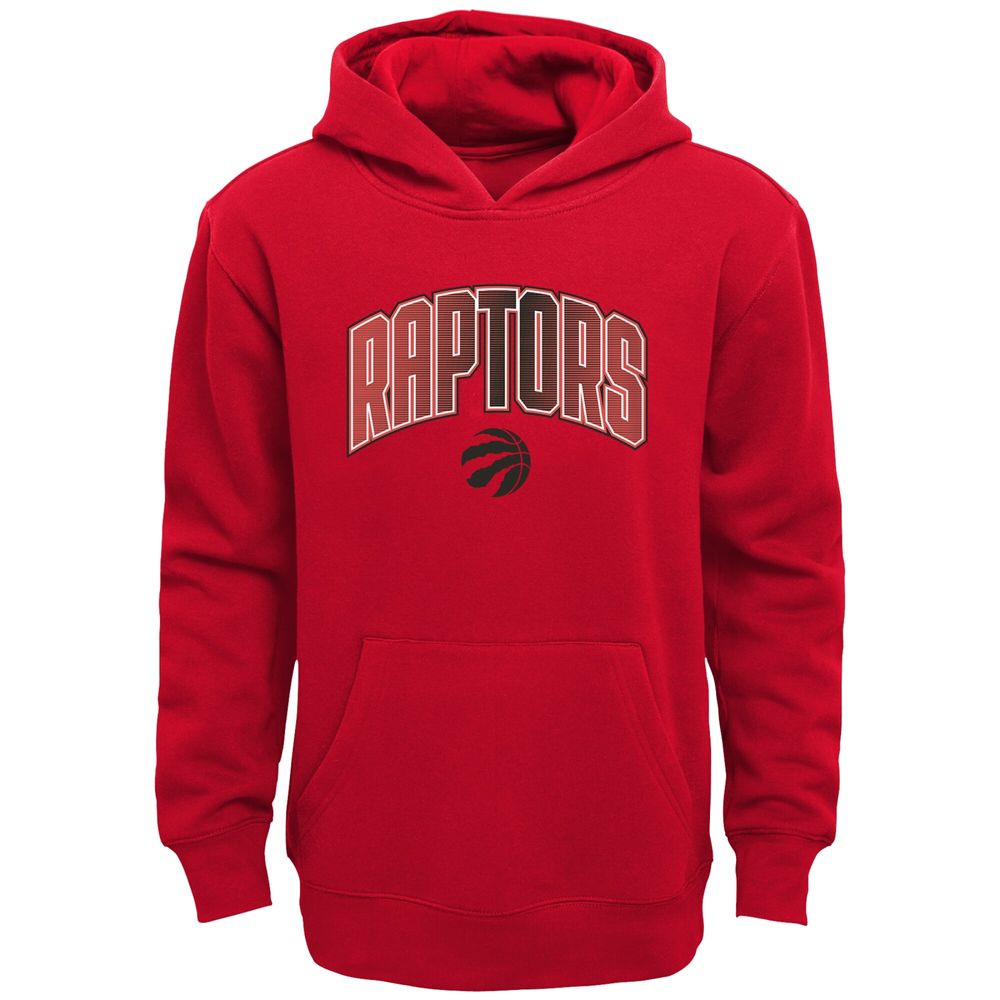 Preschool Red/Heather Gray Toronto Raptors Double Up Pullover Hoodie & Pants Set