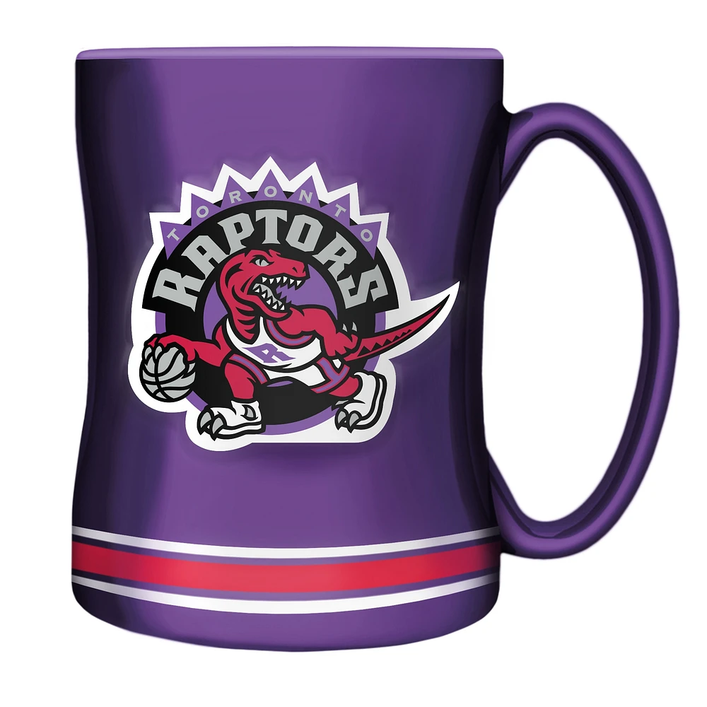 The Sports Vault Toronto Raptors - 14 oz. Tasse sculptée Hardwood Classics