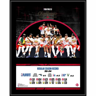 Toronto Raptors 12" x 15" 2019 NBA Finals Champions Sublimated Plaque