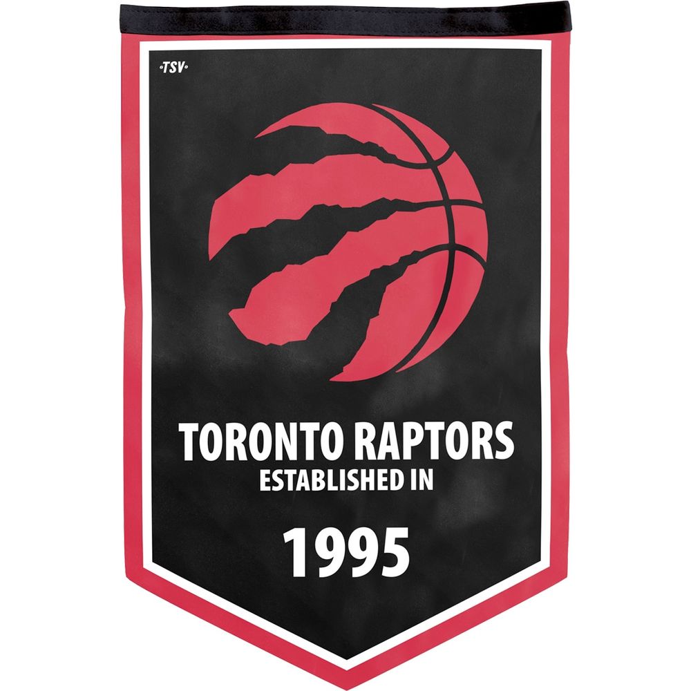 Toronto Raptors - 12'' x 18'' Victory Banner - Red