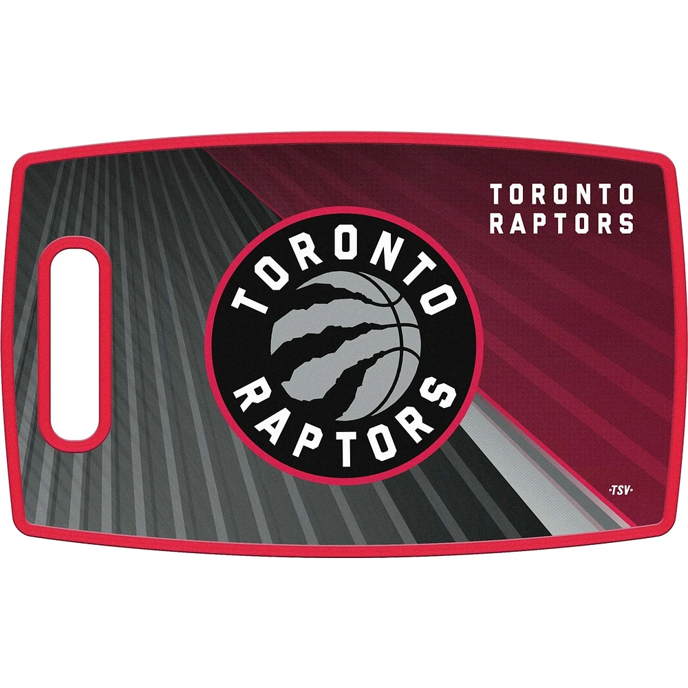 Toronto Raptors - 14.5'' x 9.5'' Large Cutting Board - Red