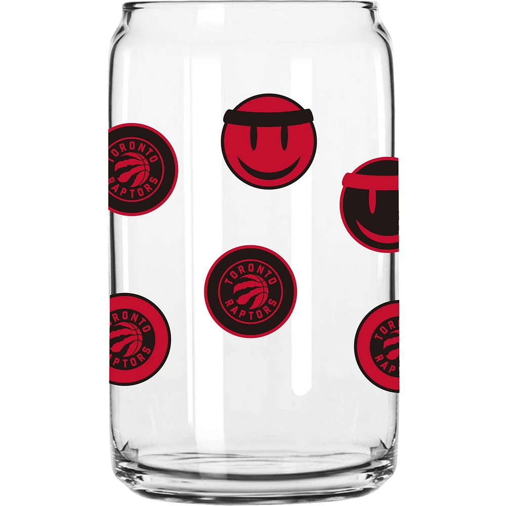 Raptors de Toronto 16 oz. Smiley peut verre