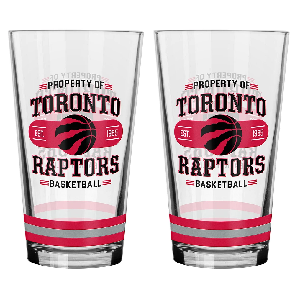 Ensemble de verres à mélange 2 pièces Toronto Raptors