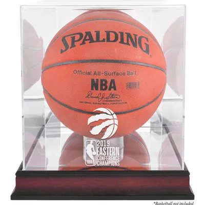 Toronto Raptors Fanatics Authentic 2019 Eastern Conference Champions Mahogany Basketball Display Case