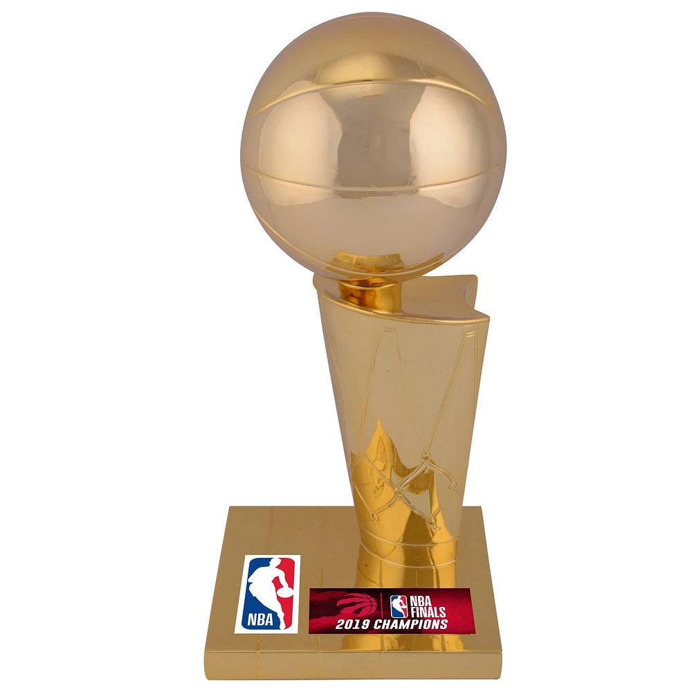 Toronto Raptors 2019 NBA Finals Champions Réplique du trophée Larry O'Brien 12" avec plaque sublimée