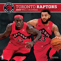 Mini calendrier mural 2022 des Raptors de Toronto